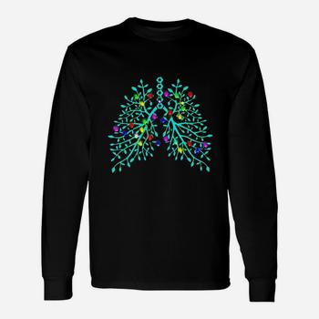 Respiratory Therapy Lung Christmas String Light Ornament T-Shirt Respiratory Therapy Lung Christmas String Light Ornament T-Shirt