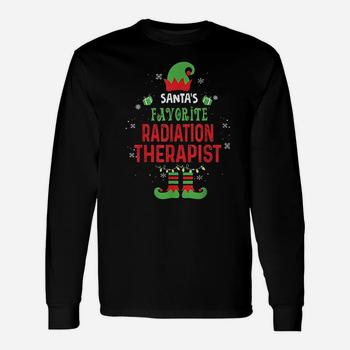 Santa's Favorite Respiratory Therapist Christmas Crew T-Shirt Santa's Favorite Respiratory Therapist Christmas Crew T-Shirt