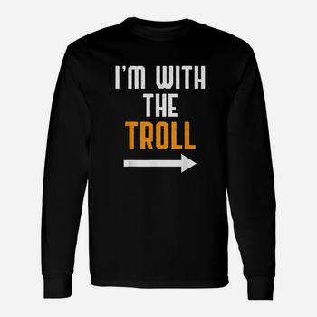 I'm With The Troll Halloween Costume Funny Couples T-Shirt I'm With The Troll Halloween Costume Funny Couples T-Shirt