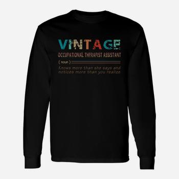 Vintage Occupational Therapist Knows More Than She Says T-Shirt