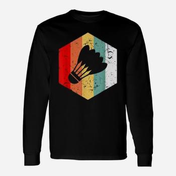 Vintage Retro Shuttlecock T-Shirt Funny Badminton Gift Vintage Retro Shuttlecock T-Shirt Funny Badminton Gift
