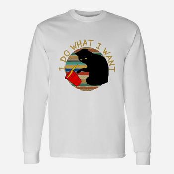 Cat I Do What I Want Retro Vintage Sunset Tshirt Cat I Do What I Want Retro Vintage Sunset Tshirt