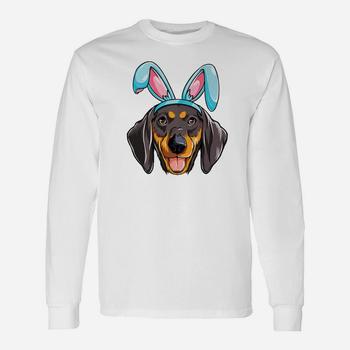 Dabbing Easter Bunny Dachshund Doxie Girls & T Shirt Design Dabbing Easter Bunny Dachshund Doxie Girls & T Shirt Design