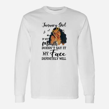 November Girl My Mouth Doesn't Say My Face Definitely Will T-Shirt November Girl My Mouth Doesn't Say My Face Definitely Will T-Shirt