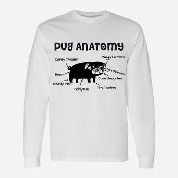 Pug Anatomy Cute Funny T Shirt Gifts Sarcastic Novelty Humor Pug Anatomy Cute Funny T Shirt Gifts Sarcastic Novelty Humor