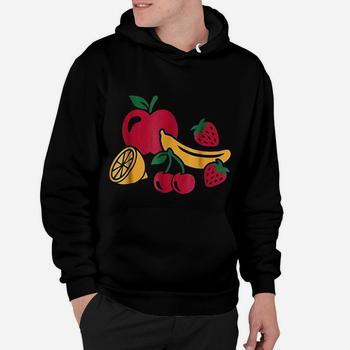 Fruits With Apple, Banana, Cherry And Strawberries T-Shirt Fruits With Apple, Banana, Cherry And Strawberries T-Shirt