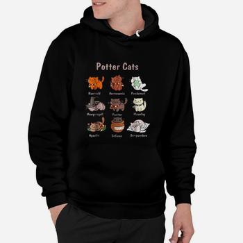 Potter Cats Funny Gifts For Cat Lovers Sweat Shirt Seseable UK