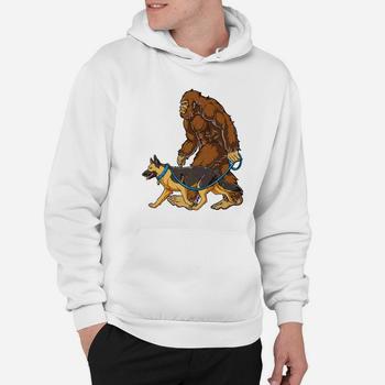 Bigfoot Dog Walk German Shepherd T Shirt Sasquatch Kids Men Bigfoot Dog Walk German Shepherd T Shirt Sasquatch Kids Men