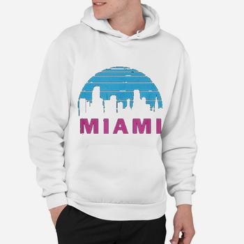 Vintage Miami Florida Cityscape Retro Graphic T-Shirt