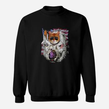 T-Shirt, Cat As Pilot Astronaut, Space Shuttle Commander T-Shirt, Cat As Pilot Astronaut, Space Shuttle Commander