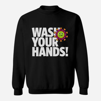 Fun Cartoon Instruction Health Advice Wash Your Hands T-Shirt Fun Cartoon Instruction Health Advice Wash Your Hands T-Shirt