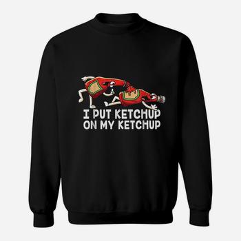 Funny I Put Ketchup On My Ketchup T-Shirt Animated Ketchup