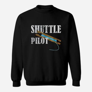 Hand Weaver Weaving Gift Tshirt Inkle Shuttle Pilot Shirt