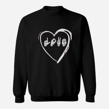 Love Sign Language Heart Asl Valentine's Day Gift T-Shirt