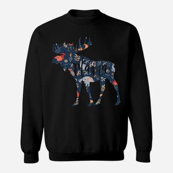 Mama Moose Floral Woodland Cute Gift T-Shirt Mama Moose Floral Woodland Cute Gift T-Shirt