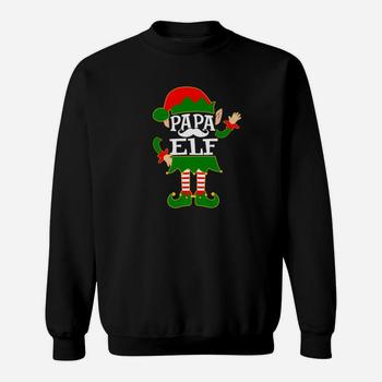 Papa Elf Costume Christmas Holiday Matching Family T-Shirt