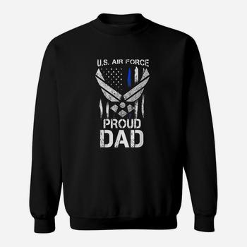 Proud Dad U.S. Air Force Stars Air Force Family T-Shirt Gift