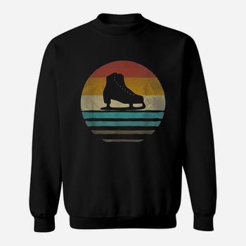 Retro Vintage Figure Ice Skating Silhouette Distressed Shirt Retro Vintage Figure Ice Skating Silhouette Distressed Shirt