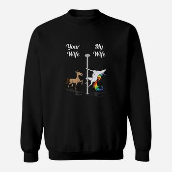Your Wife My Wife T-Shirt You Me Pole Dancing Unicorn Shirt