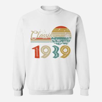 Vintage 80th Birthday Gift Shirt For Men Women Classic 1939