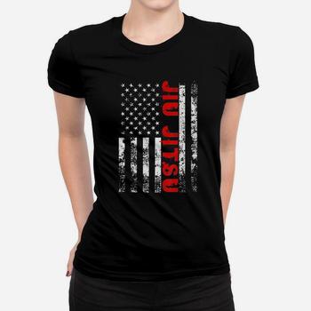 Brazilian Jiu Jitsu American Flag Us Sports T-Shirt