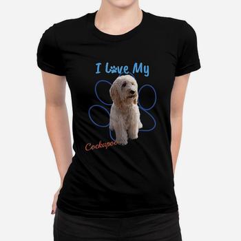 I Love My Goldendoodle Best Dog Lover Paw Print T-Shirt!