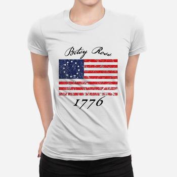 Betsy Ross Flag 1776 Vintage Revolutionary Flag T-Shirt