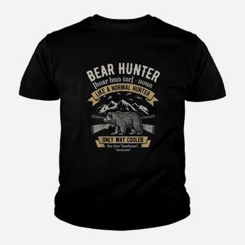 Bear Hunter T Shirt Vintage Hunting Funny Hunters Definition