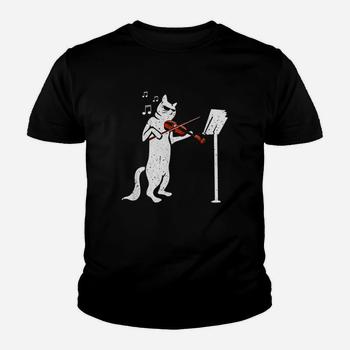 Cats Playing Violin Shirt Gift Musical Instrument Pet