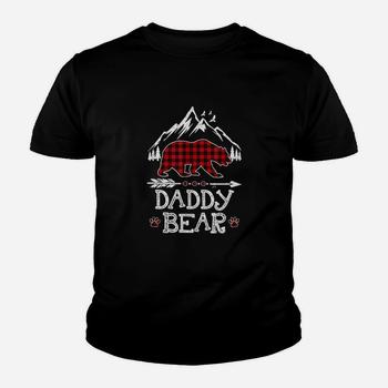 Mens Black And White Buffalo Plaid Daddy Bear Christmas Pajama T-Shirt Mens Black And White Buffalo Plaid Daddy Bear Christmas Pajama T-Shirt