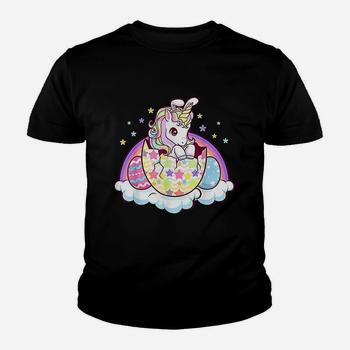 Easter Unicorn T Shirt For Girls Kids Bunny Easter Eggs Gift Easter Unicorn T Shirt For Girls Kids Bunny Easter Eggs Gift