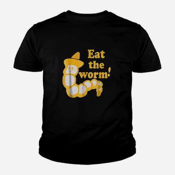 Eat The Worm! Rockstar Tequila Distressed Graphic T-Shirt