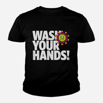 Fun Cartoon Instruction Health Advice Wash Your Hands T-Shirt Fun Cartoon Instruction Health Advice Wash Your Hands T-Shirt