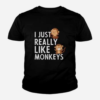Funny Monkey Lover Shirt For Monkey Lovers: I Like Monkeys Funny Monkey Lover Shirt For Monkey Lovers: I Like Monkeys