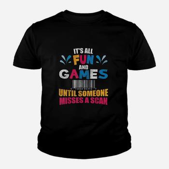 Funny Postman T-Shirt Postal Worker Gift Misses A Scan