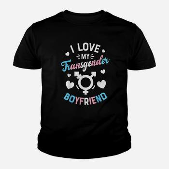 I Love My Transgender Boyfriend T Shirt Gay Pride Lgbt Flag