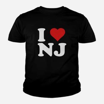 I Love Nj - Heart T Shirt For New Jersey Lovers I Love Nj - Heart T Shirt For New Jersey Lovers
