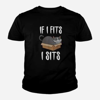 If I Fits I Sits Cat Meme Shirt Funny Cat In A Box T-Shirt If I Fits I Sits Cat Meme Shirt Funny Cat In A Box T-Shirt