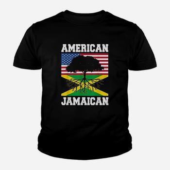 Jamaica Usa Flag Jamaican Roots American Born America