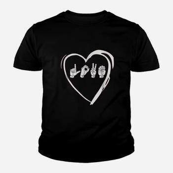 Love Sign Language Heart Asl Valentine's Day Gift T-Shirt