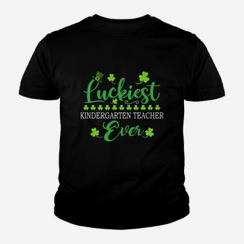 Funny Shamrock Kindergarten Teacher St Patricks Day Teacher T-Shirt Funny Shamrock Kindergarten Teacher St Patricks Day Teacher T-Shirt