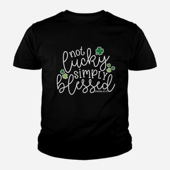 Lucky and Blessed Christian Kids T Shirt