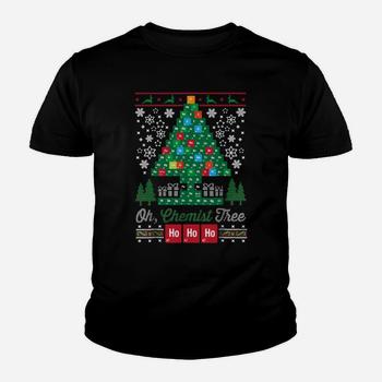 Oh Chemist Tree Merry Christmas Chemistree Chemistry T-Shirt Oh Chemist Tree Merry Christmas Chemistree Chemistry T-Shirt