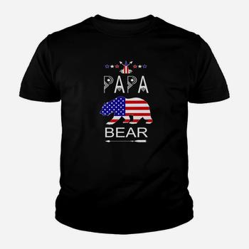 Papa Bear Patriotic Flag Matching 4th Of July T-Shirt Papa Bear Patriotic Flag Matching 4th Of July T-Shirt