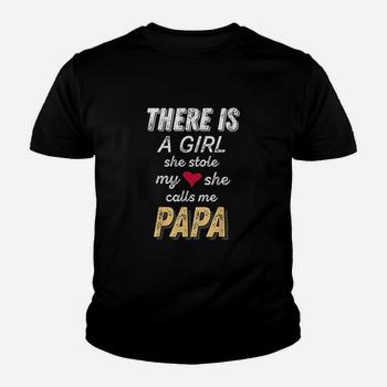 Papa Gifts Shirts From Granddaughter, She Stole My Heart Tee Papa Gifts Shirts From Granddaughter, She Stole My Heart Tee