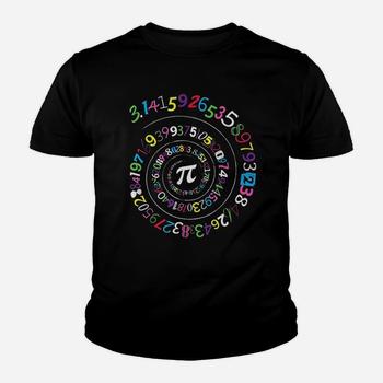 Pi Day Shirt Spiral Pi Colorful Tee Teacher Student Pi Day Shirt Spiral Pi Colorful Tee Teacher Student