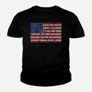 Political Protest American Flag - Stand United T-Shirt Political Protest American Flag - Stand United T-Shirt