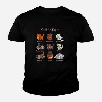 Potter Cats Shirt - Funny Gift For Cat Lovers T-Shirt Potter Cats Shirt - Funny Gift For Cat Lovers T-Shirt