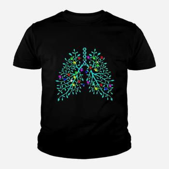 Respiratory Therapy Lung Christmas String Light Ornament T-Shirt Respiratory Therapy Lung Christmas String Light Ornament T-Shirt