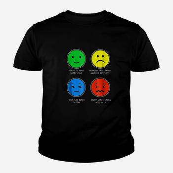 Self Regulation Mood Shirt For Kids And Adults